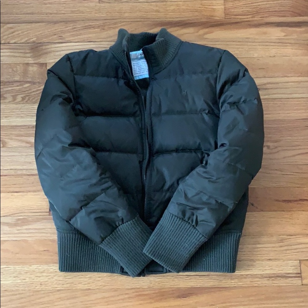 Dark green old navy bomber jacket